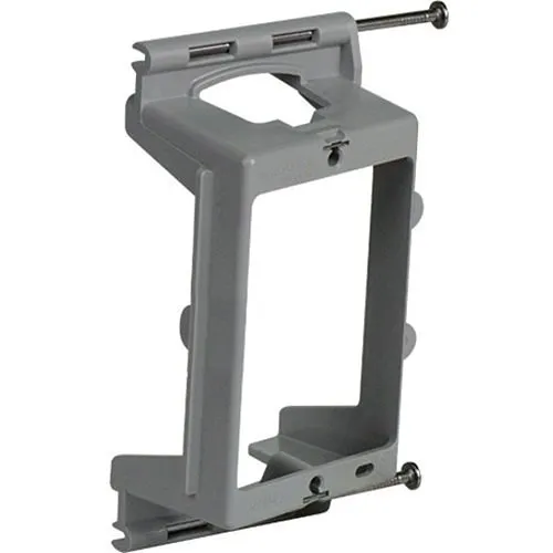 On-Q SLV1R Single-Gang Low-Voltage Nail-On Bracket with Quick/Click