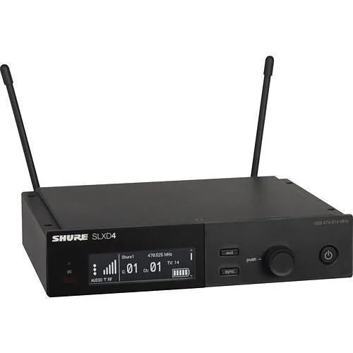 Shure SLXD14/SM35-G58 Wireless System with SLXD1 Bodypack Transmitter and SM35 Headset Microphone