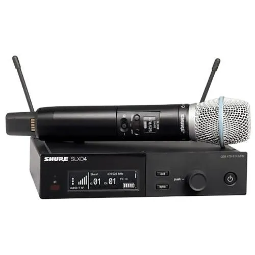 Shure SLXD24/B87A-G58 Wireless System with Beta87A Handheld Transmitter, G58 Frequency Band