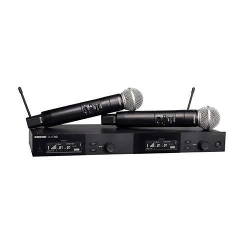 Shure Dual Wireless System with SLXD2/SM58 Handheld Transmitters