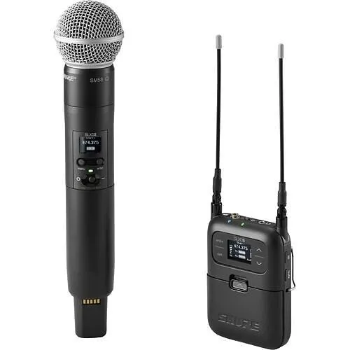 Shure SLXD25/SM58-J52 Portable Handheld System with SM58 Microphone, 558-616MHz