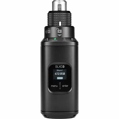 Shure SLXD3=-H55 Plug-On Transmitter, 514-558 MHz