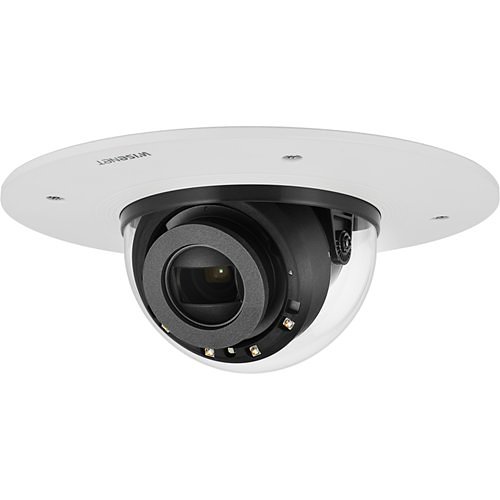 Hanwha XND-6081RF Wisenet X-Series 2MP IR Flush-Mount Indoor Dome Camera, 2.8-12mm Varifocal Lens