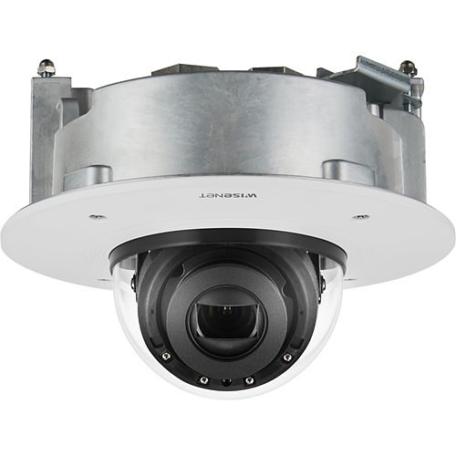 Hanwha XND-6081RF Wisenet X-Series 2MP IR Flush-Mount Indoor Dome Camera, 2.8-12mm Varifocal Lens