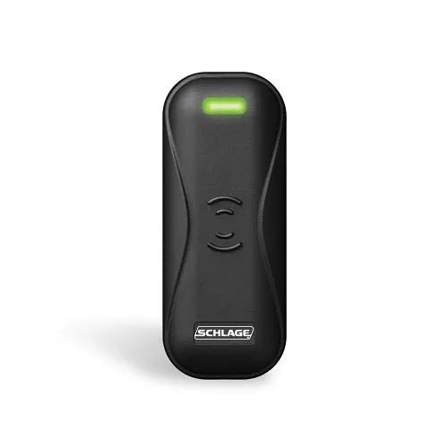 Schlage SM10 Smart Mini-Mullion Reader, Black