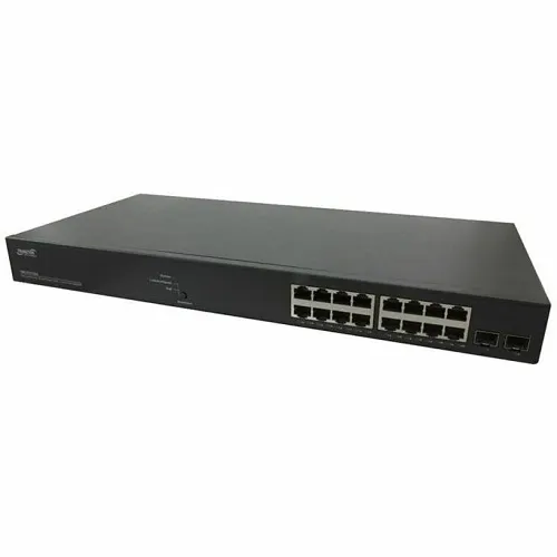 Lantronix SM16TAT2SA-JP Smart Managed Power Over Ethernet Plus Switch, 16-Port, Gigabit