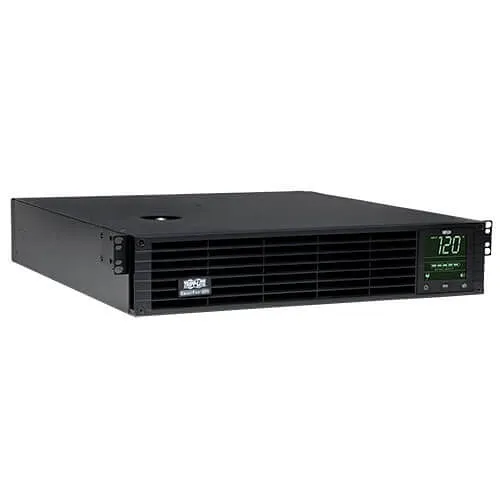 Eaton Tripp Lite SM3000RMXLNTAA SmartPro Line Interactive UPS with LCD Display and Pre-Installed WEBCARDLX Network Interface, 2.88kW, 120V 3kVA, 2U, TAA