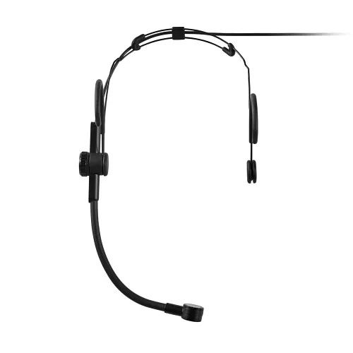Shure SM39-TQG Cardioid Headworn Condenser Microphone with TA4F Connector, Black