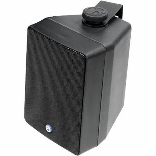 AtlasIED SM42T-B 4" 2-Way All-Weather Speaker with 16W 70V, 100V Transformer, Black