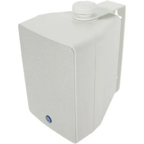 AtlasIED SM42T-WH 4" 2-Way Weather Resisant Speaker with 16W 70V 100V Transformer, White