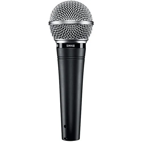 Shure SM48LC Cardioid Dynamic Microphone, Without Cable