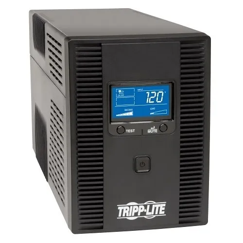 Eaton Tripp Lite SMART1500LCDT UPS Smart LCD 1500VA Battery Back up AVR Coax USB RJ45 10 Outlet