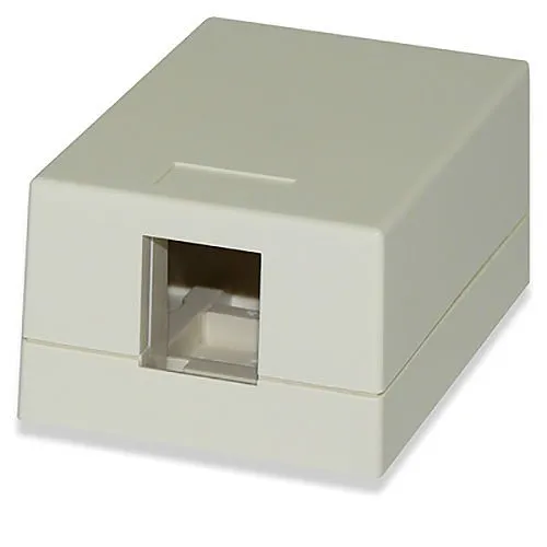 Signamax SMKL-1 Surface Mounting Box, 1-Port Surface Mount Multimedia Box