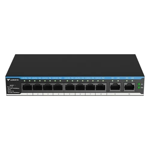 Luminys SML-10GPA 8-Port PoE++ Cloud Managed Gigabit Switch