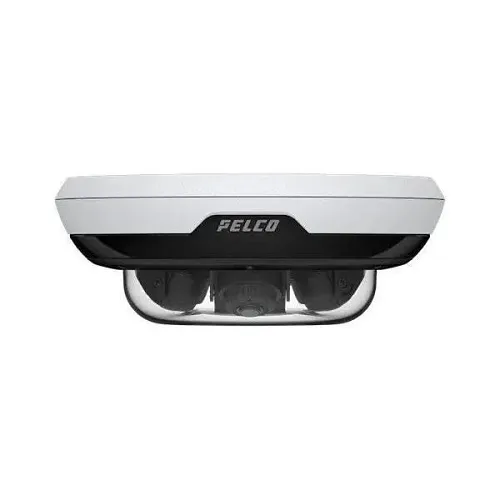 Pelco SMLE1-15V5-3H Sarix Multi Enhanced Analytics Camera Base Module, 3x5MP, WDR, 270 Degree Max Field of View, SureVision, 3.3-5.7mm