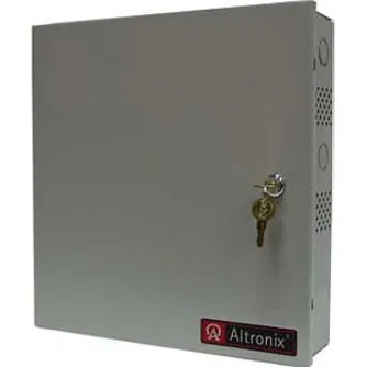 Altronix SMP10PM12P16 Power Supply Charger, 16 Fused Outputs, 12VDC at 10A, 115VAC, Supervision, BC300 Enclosure