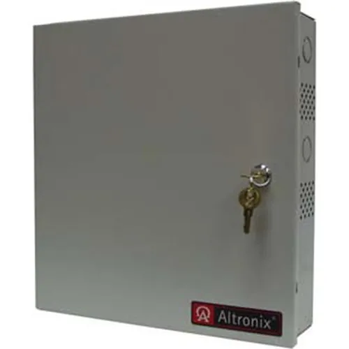 Altronix SMP10PM24P4 Power Supply Charger, Fused Outputs, 24VDC at 10A, 115VAC, Supervision, BC300 Enclosure, Grey