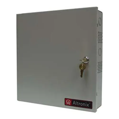 Altronix SMP10PMC12X Power Supply Charger, Single Output, 12VDC at 10A, 115VAC, Supervision, BC300 Enclosure, Grey