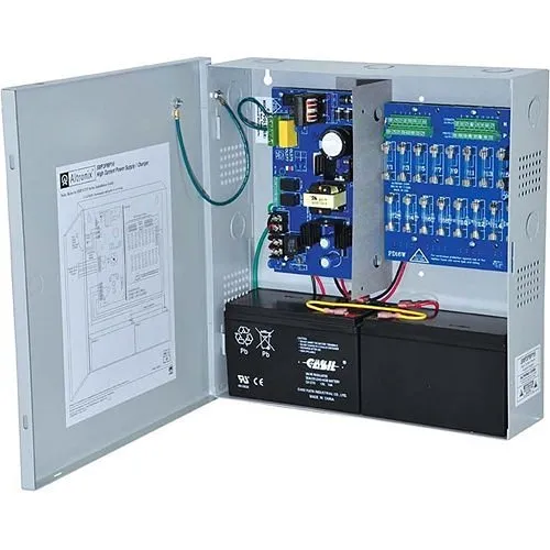 Altronix 16 Fused Outputs Supervised Power Supply / Charger. 12/24vdc @ 2.5a. Grey Encl.