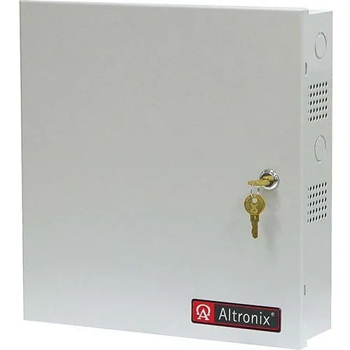 Altronix SMP3PMP8 Power Supply Charger, Fused Outputs, 12/24VDC at 2.5A, 115/220VAC, Supervision, BC300 Enclosure, Grey (Replaces SMP3PMCTXPD8)