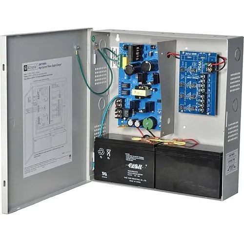 Altronix SMP7PMP4 Power Supply Charger, 4 Fused Outputs, 12/24VDC @ 6A, 115VAC, Supervision, BC300 Enclosure