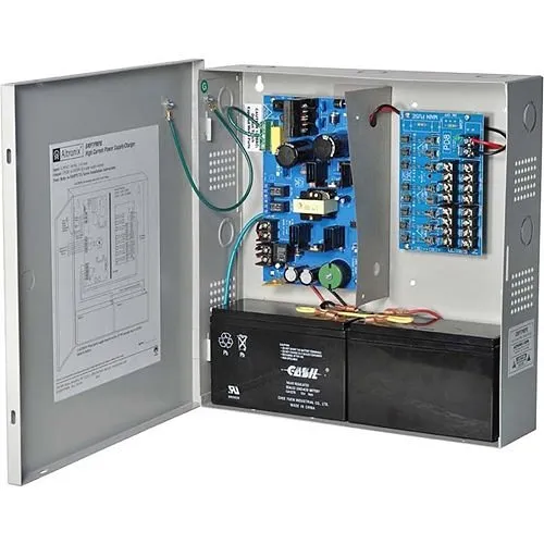 Altronix SMP7PMP8 Power Supply Charger, Fused Outputs, 12/24VDC at 6A, 115VAC, Supervision, BC300 Enclosure