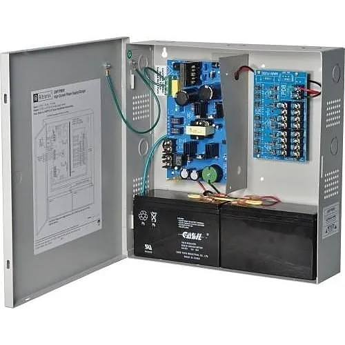 Altronix SMP7PMP8220 Power Supply Charger, 8 Fused Outputs, 12/24VDC 6A, 220VAC, Supervision, BC300 Enclosure