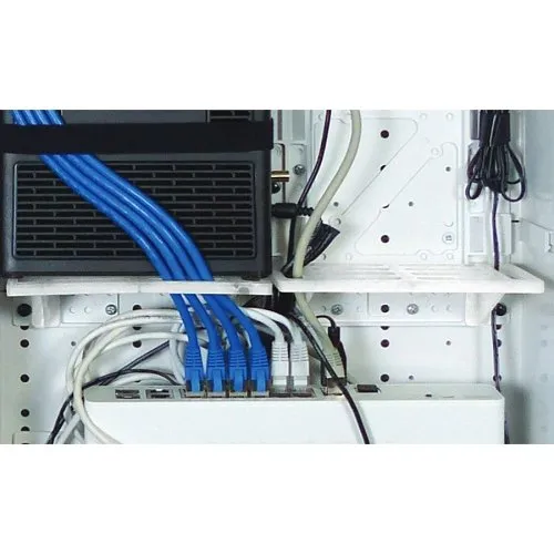 Primex 125-1522 Shelf Mounting System with 4.9' (1.5m) Tape, Nylon Pushpin, White