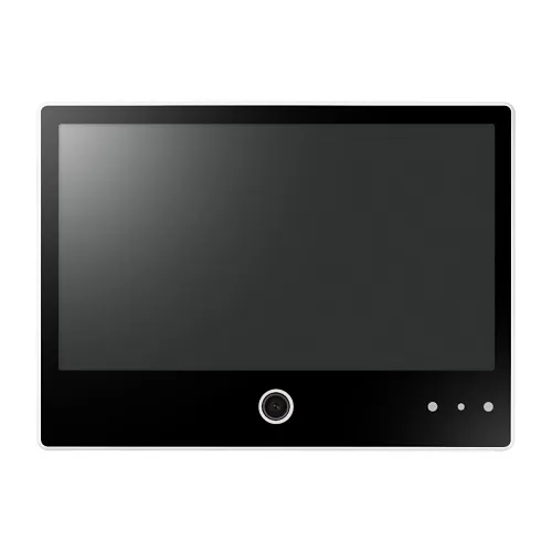 Hanwha SMT-1031PVW 10.1" AI Enabled IP Public View Monitor, Built-In Speaker, VESA Mount, White