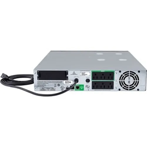APC SMT1000RM2UC Line Interactive Smart-UPS with SmartConnect Port and SmartSlot, 1000VA/700W, 6 5-15R NEMA Outlets, 2U RMS