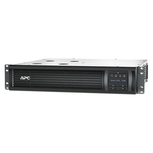 APC SMT1500RM2UCNCUS Smart-UPS, Line Interactive, 1500VA, Rackmount 2U, 120V, 6x NEMA 5-15R Outlets, SmartConnect Port+SmartSlot, AVR, LCD