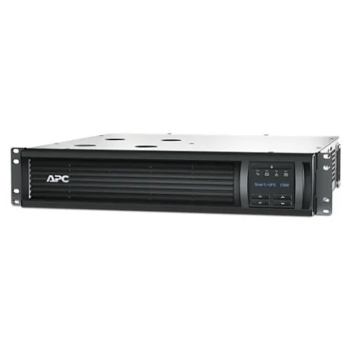 APC SMT1500RMI2UC Smart-UPS, Line Interactive, 1500VA, Rackmount 2U, 230V, 4x IEC C13 outlets, SmartConnect Port SmartSlot, AVR, LCD