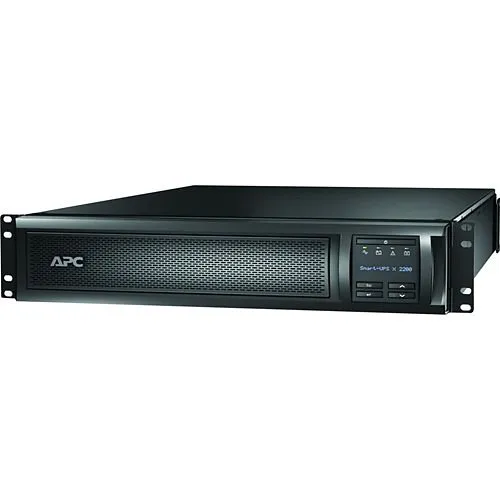 APC SMX2200RMLV2U Smart-UPS X, Line Interactive, 2200VA, Rack/Tower Convertible 2U, 100V-127V, 6x 5-15R+2x 5-20R NEMA, SmartSlot, Extended Runtime