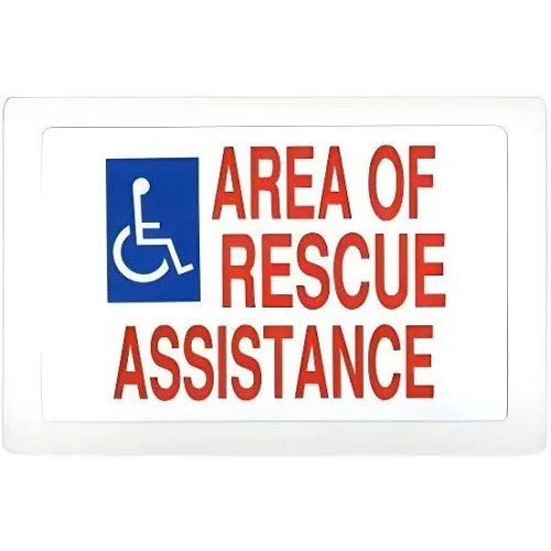 Alpha SNE42S Single-Sided Illuminated Area of Rescue Sign