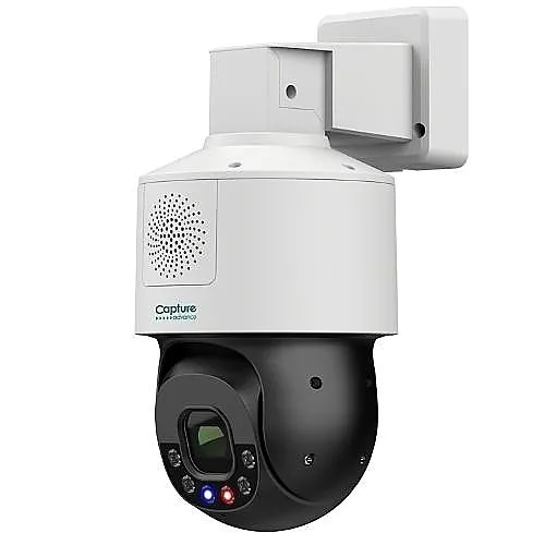 Capture Advance R2-5MPSPDME 5MP 3" Active Deterrence PTZ IP Camera, 2880x1620 Resolution, 5x Zoom