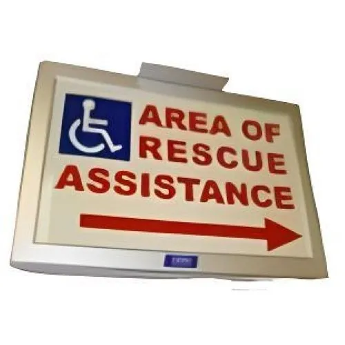 Cornell SN-LM42SR Rescue Assistant Area Refuge Sign