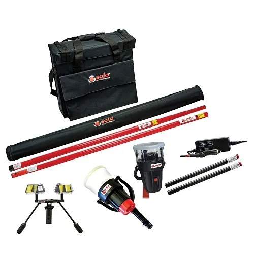 SDi SOLO851KIT Smoke Heat and CO Technician Testing Kit, 24' Reach, 9-Piece