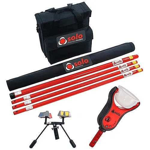 SDi SOLO900 Electronic Smoke Testing Kit, 30' Reach, Includes SOLO100, Three SOLO101, SOLO200, SOLO365, and SOLO610