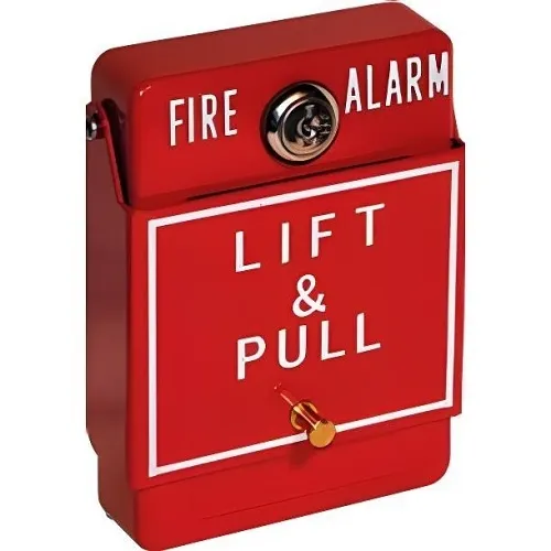 RSG SP-1-TB-PS Single Pole Fire Alarm with Toggle Switch, Terminal Block / Key Switch
