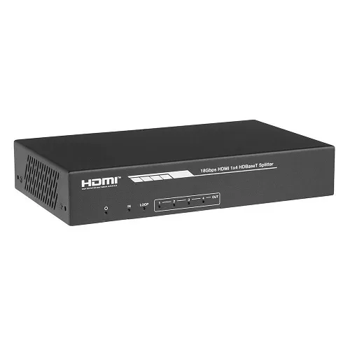 Kanex SP-1X4HD150M 18Gbps 1x4 HDMI 2.0 Premium Extender Splitter, 150m, Kit