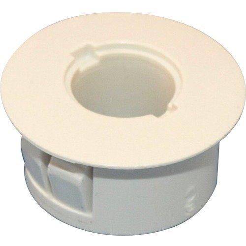 GRI PA-75-W Recessed Adapter, 3/4" Diameter with 3/8" Hole, White (Min Order Qty of 100)