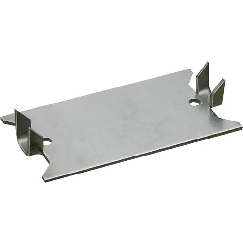 Arlington SP100 Steel Safety Plate, 1-1/2" x 3-1/4", Silver