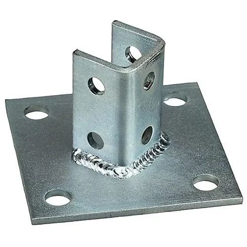 Dottie SPB1045 Clips and Clamp, 10 Hole Single-Channel Tall Clevis