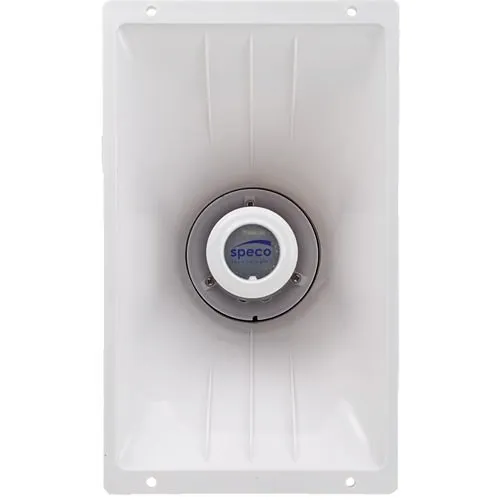 Speco SPC40RT 6.5" x 11" 70/25V Weatherproof ABS PA Speaker Horn