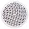 Speco SPG86TC 86 Series 8" 70, 25V Modern Grille In-Ceiling Contractor Speaker with Volume Control Knob, Off-White