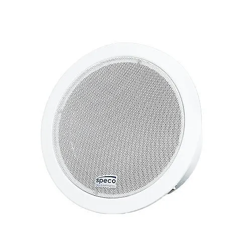 Speco SPIPC6A 15W IP Ceiling Speaker, White