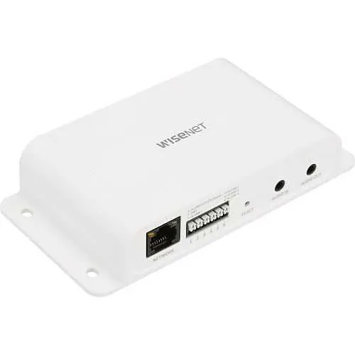 Hanwha SPM-4210 Network I/O Box for IP Cameras, White