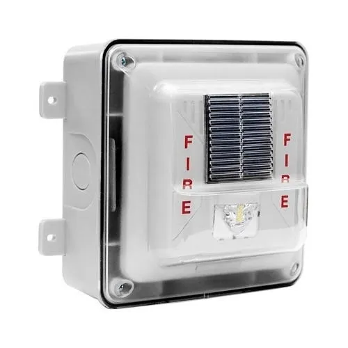 Secutron SPPS-204-25-WP Outdoor Wall Mount Speaker / Strobe, 25V, White