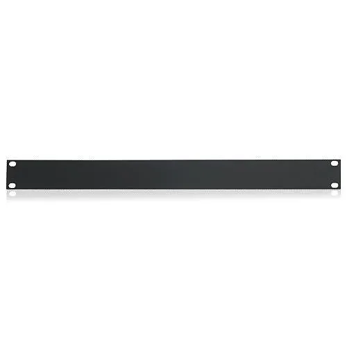 AtlasIED SPR1 19" RU Recessed Rack Panel, 16-Gauge CRS, Black