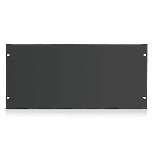 AtlasIED SPR5 19" RU Recessed Rack Panel, 16-Gauge CRS, Black